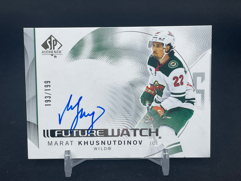 2024 UPPER DECK SP AUTHENTIC - HORIZONTAL FUTURE WATCH AUTO - M. KHUSNUTDINOV - #124 - #'D/199 - AUTOGRAPH - RC