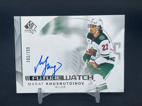 2024 UPPER DECK SP AUTHENTIC - HORIZONTAL FUTURE WATCH AUTO - M. KHUSNUTDINOV - #124 - #'D/199 - AUTOGRAPH - RC