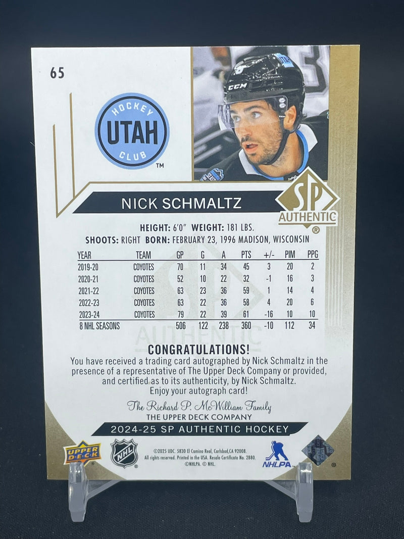 2024 UPPER DECK SP AUTHENTIC - LIMITED - N. SCHMALTZ -