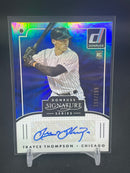 2016 PANINI DONRUSS - SIGNATURE SERIES - BLUE - T. THOMPSON - #SGS-TT - #'D/199 - AUTOGRAPH - RC