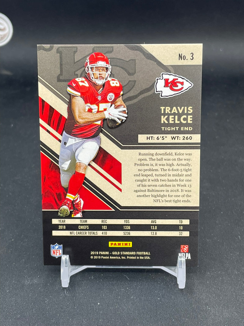 2019 PANINI GOLD STANDARD - T. KELCE - #3 - #'D/99