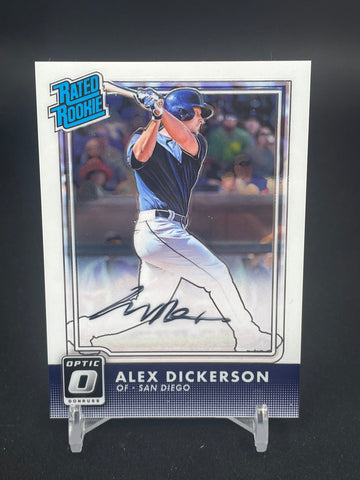 2016 PANINI DONRUSS OPTIC - RATED ROOKIE - A. DICKERSON - #173 - AUTOGRAPH - RC