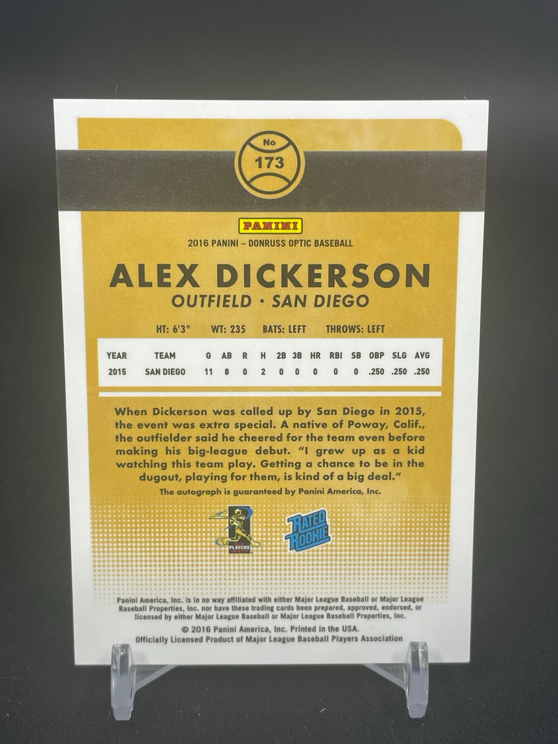 2016 PANINI DONRUSS OPTIC - RATED ROOKIE - A. DICKERSON -