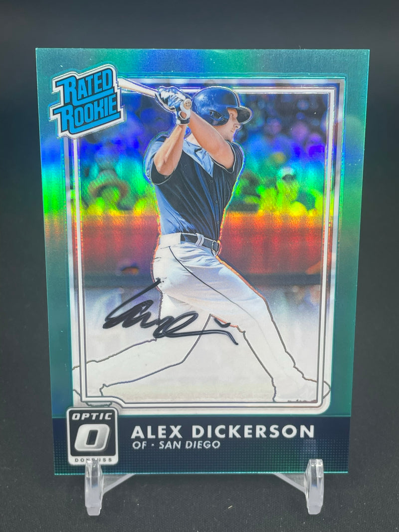 2016 PANINI DONRUSS OPTIC - AQUA REFRACTOR - A. DICKERSON - #173 - #'D/125 - AUTOGRAPH - RC