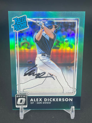 2016 PANINI DONRUSS OPTIC - AQUA REFRACTOR - A. DICKERSON - #173 - #'D/125 - AUTOGRAPH - RC