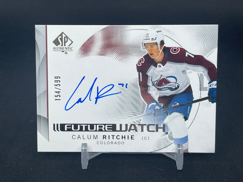 2024 UPPER DECK SP AUTHENTIC - HOIRZONTAL FUTURE WATCH AUTO - C. RITCHIE - #175 - #'D/599 - AUTOGRAPH - RC