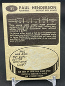 1965 TOPPS - P. HENDERSON -