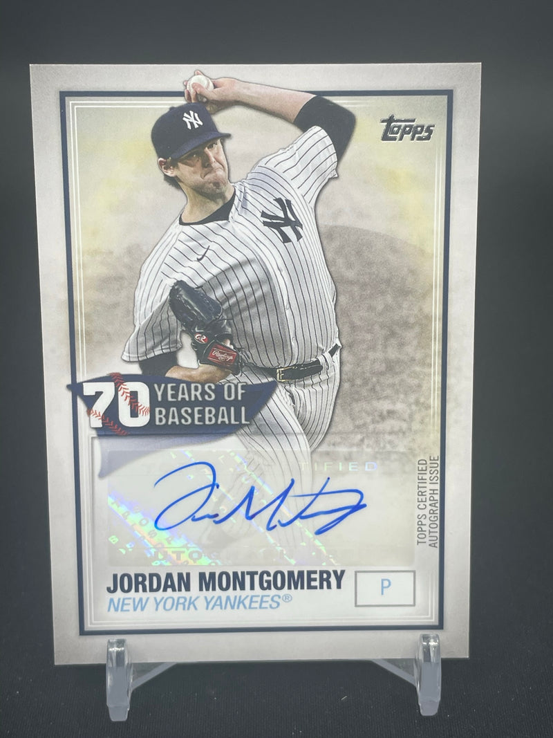 2021 TOPPS SERIES ONE - 70 YEARS OF BASEBALL - J. MONTGOMERY -