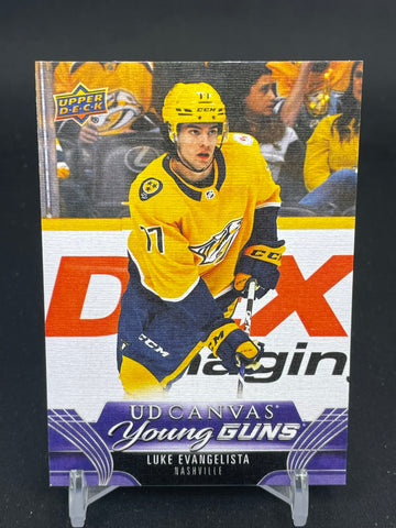2023 UPPER DECK SERIES ONE - UD CANAS - YOUNG GUNS - L. EVANGELISTA - #C108 - RC