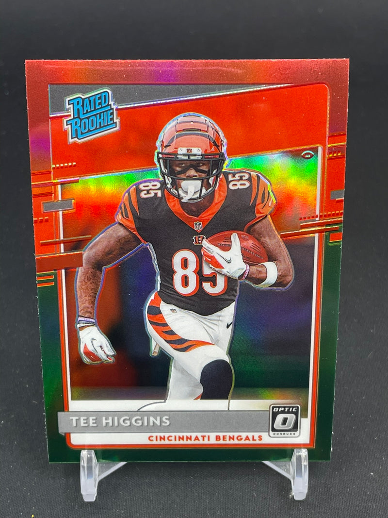 2020 PANINI DONRUSS OPTIC - RED AND GREEN PRIZM - RATED ROOKIE - T. HIGGINS -