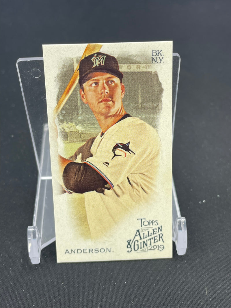 2019 TOPPS ALLEN & GINTER - SP MINI NO NUMBER - B. ANDERSON