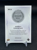 2026 UPPER DECK GOLF - HONOR ROLL - A. SORENSTAM -