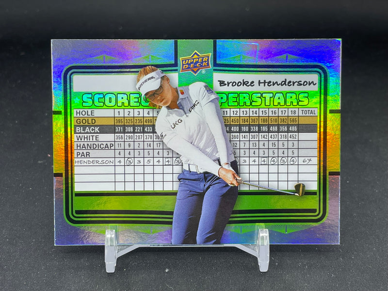 2026 UPPER DECK GOLF - SCORECARD SUPERSTARS - B. HENDERSON -
