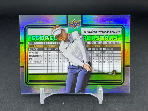 2026 UPPER DECK GOLF - SCORECARD SUPERSTARS - B. HENDERSON - #SS-9