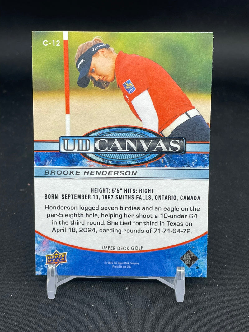 2026 UPPER DECK GOLF - UD CANVAS - B. HENDERSON -