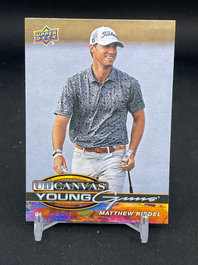 2026 UPPER DECK GOLF - UD CANVAS - YOUNG GUNS - M. RIEDEL -