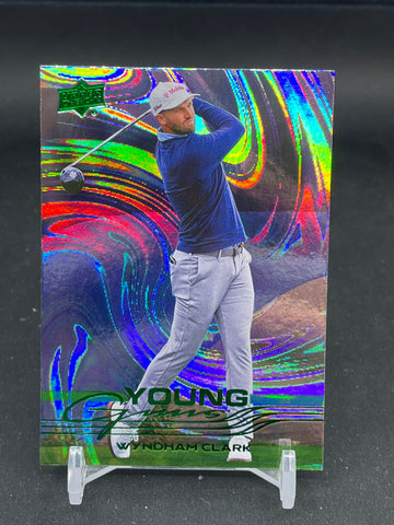 2026 UPPER DECK GOLF - GREEN - YOUNG GUNS - W. CLARK - #103 - RC