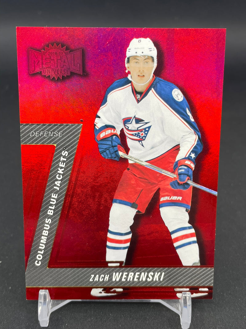 2016 FLEER SHOWCASE METAL UNIVERSE - RED PRECIOUS METAL GEMS - Z. WERENSKI - #MU-44 - #'D/150