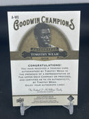 2020 UPPER DECK GOODWIN CHAMPIONS - T. WEAH -