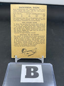 1963 PARKHURST - R. BACKSTROM -