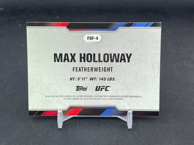 2025 TOPPS - FISTS OF FURY - M. HOLLOWAY -