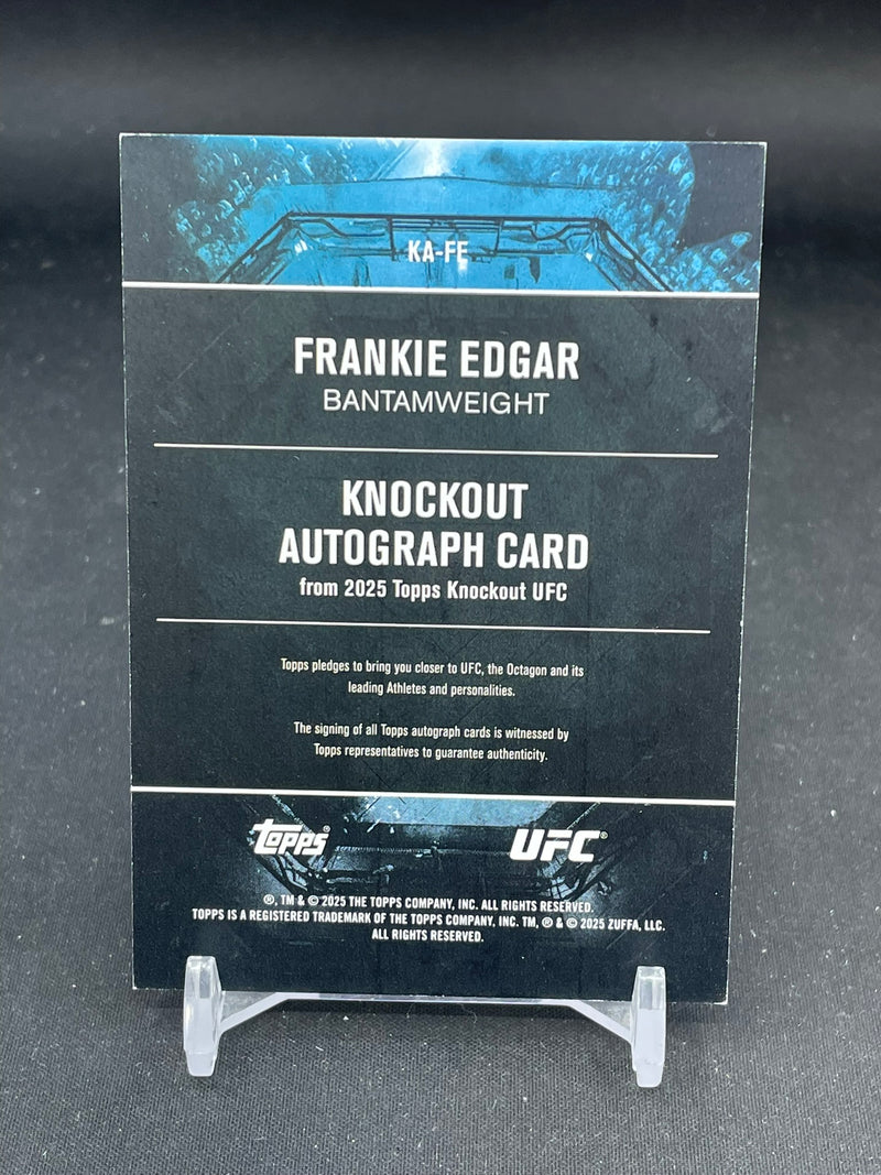 2025 TOPPS KNOCKOUT - F. EDGAR - #KA-FE - #'D/299 - AUTOGRAPH