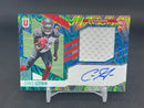 2017 PANINI UNPARALLELED - TEAL SWIRLORAMA - C. GODWIN - #331 - #'D/10 - RELIC - AUTOGRAPH - RC