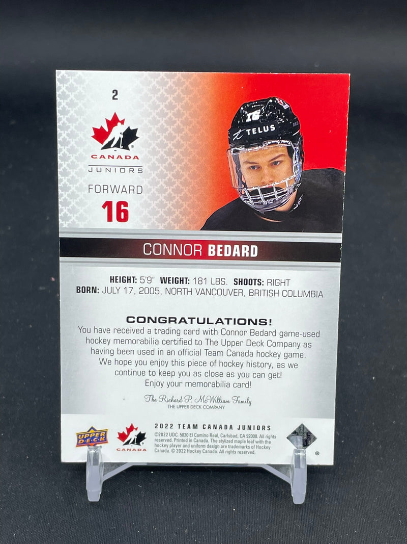 2022 UPPER DECK TEAM CANADA JUNIORS - C. BEDARD -