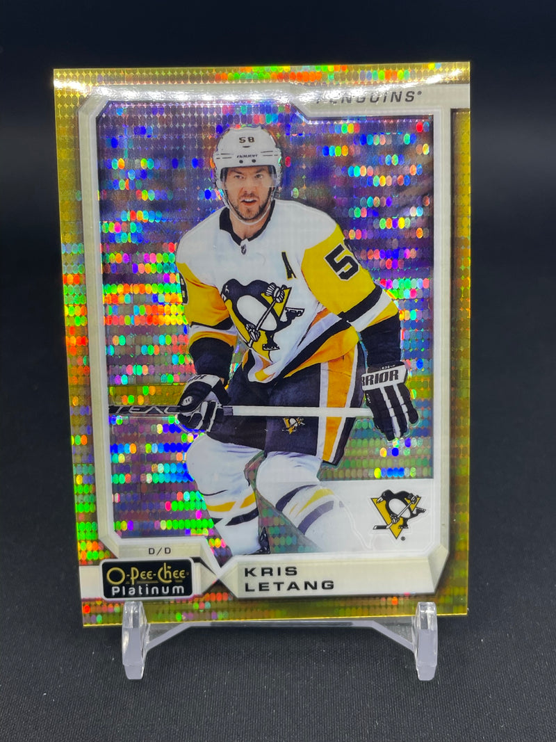 2018 UPPER DECK O-PEE-CHEE PLATINUM - SEISMIC GOLD - K. LETANG - #111 - #'D/50