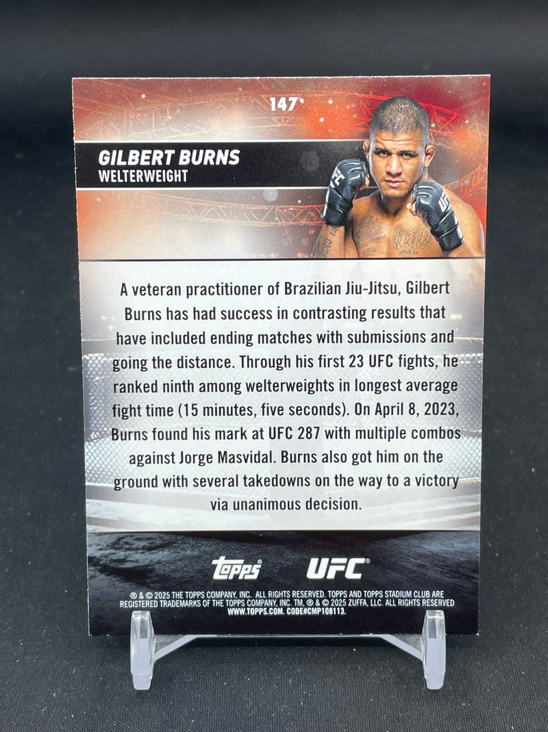 2025 TOPPS STADIUM CLUB - GREEN FOIL BLACK/WHITE - G. BURNS -
