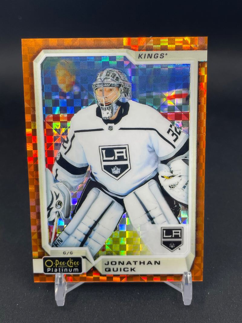 2018 UPPER DECK O-PEE-CHEE PLATINUM - ORANGE CHECKERS - J. QUICK - #25 - #'D/25