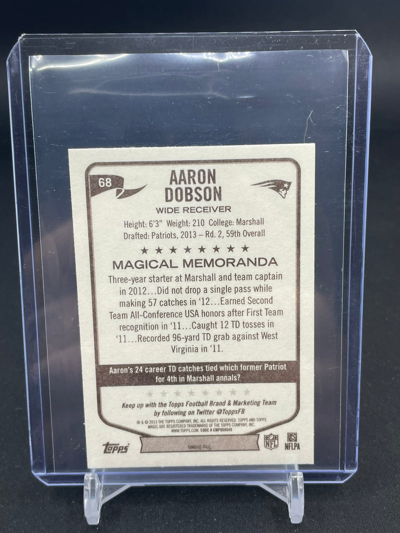 2013 TOPPS MAGIC - MINI BLUE - A. DOBSON -