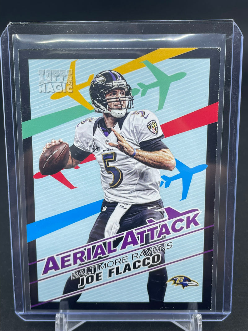 2013 TOPPS - AERIAL ATTACK - BLACK BORDER - J. FLACCO -