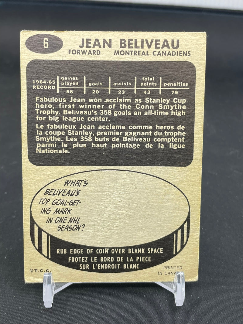 1965 TOPPS - J. BELIVEAU -