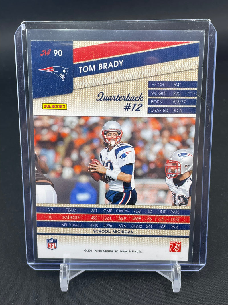 2011 PANINI THREADS - T. BRADY -