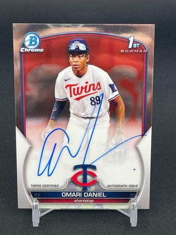 2023 TOPPS BOWMAN CHROME - 1ST BOWMAN - O. DANIEL - #CPA-OD - AUTOGRRAPH