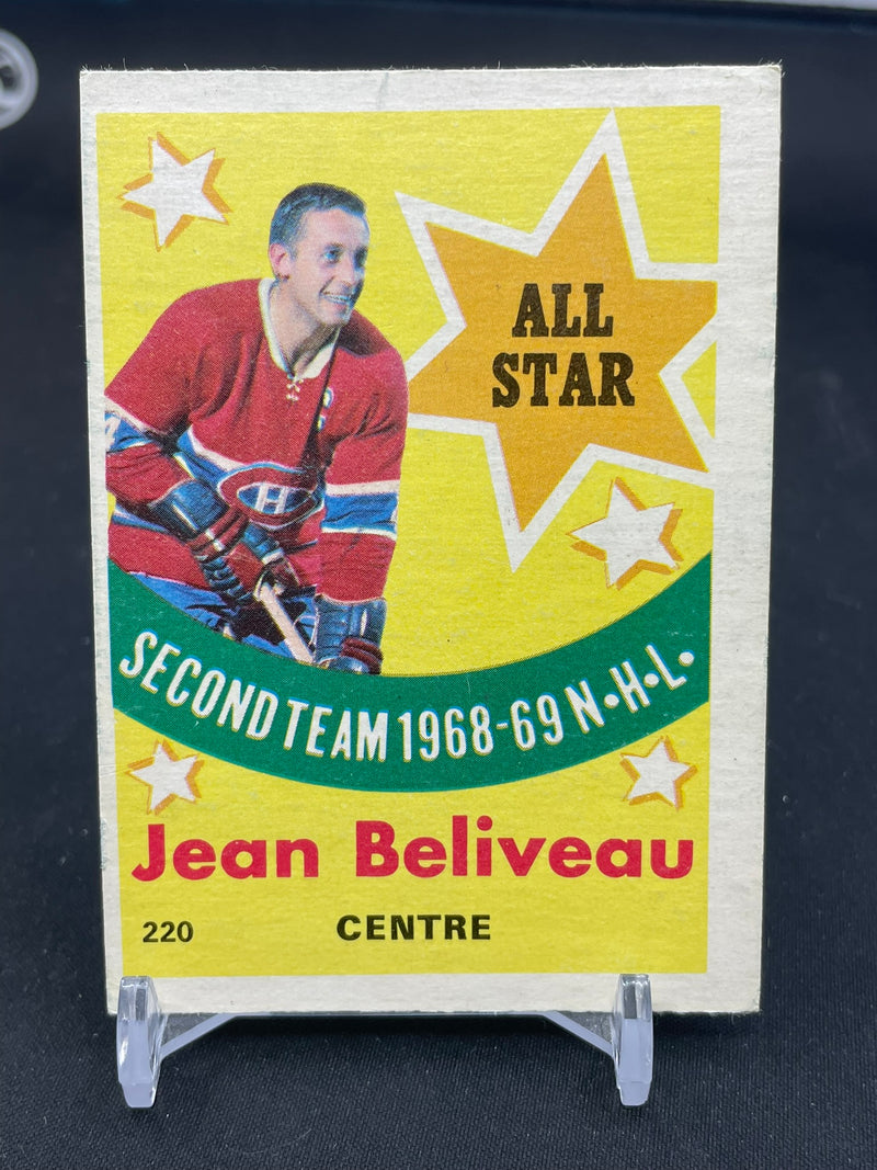 1969 O-PEE-CHEE - 2ND TEAM ALL STAR - J. BELIVEAU -