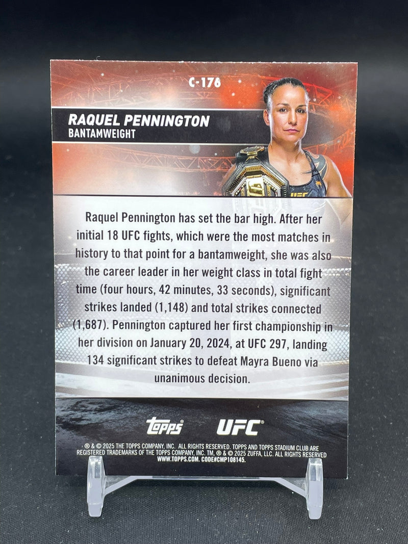 2025 TOPPS UFC STADIUM CLUB CHROME - GREEN - R. PENNINGTON -