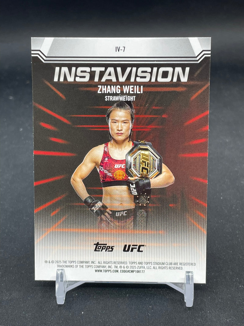 2025 TOPPS STADIUM CLUB - INSTAVISION - Z. WEILI -