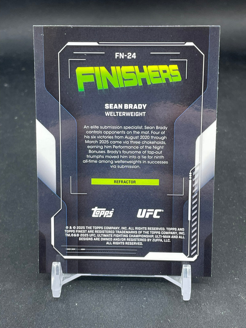 2025 TOPPS FINEST - FINISHERS - S. BRADY -