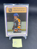 1981 O-PEE-CHEE - 1980-81 RECORD BREAKER - W. GRETZKY -