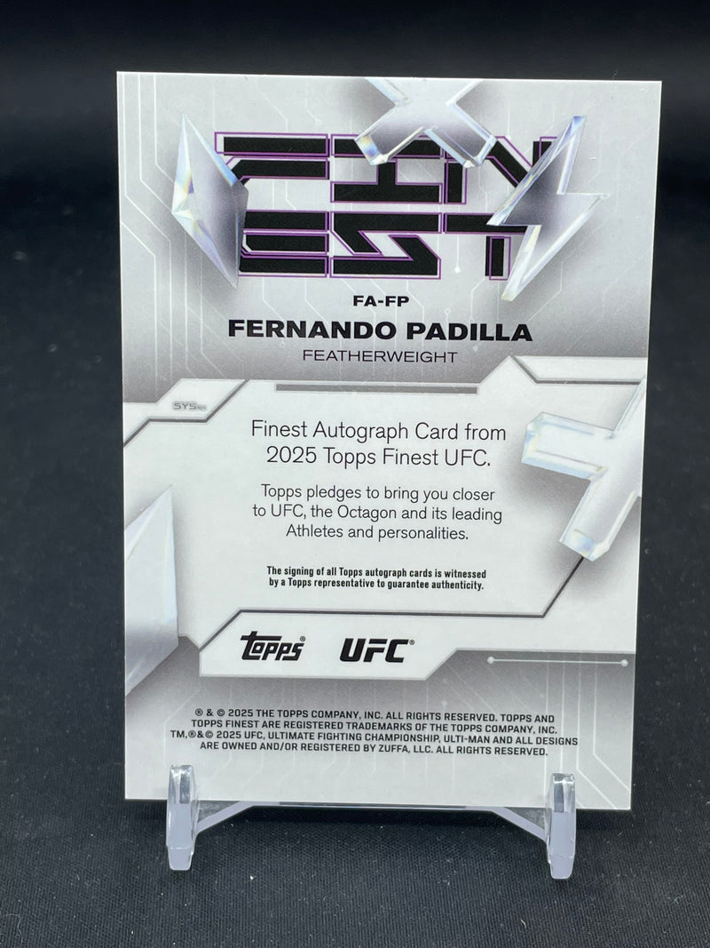 2025 TOPPS FINEST - F. PADILLA -