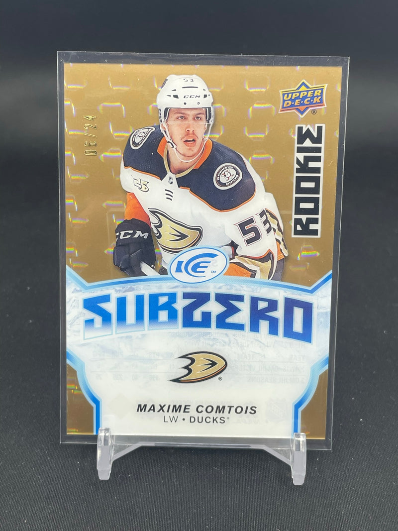 2018 UPPER DECK ICE - GOLD - SUBZERO - M. COMTOIS - #SZ-39 - #'D/24 - RC
