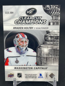2018 UPPER DECK ICE - CLEAR CUT CHAMPIONS - B. HOLTBY - #CCC-BH - #'D/118