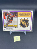 1981 O-PEE-CHEE - NHL ASSIST LEADERS - W. GRETZKY -