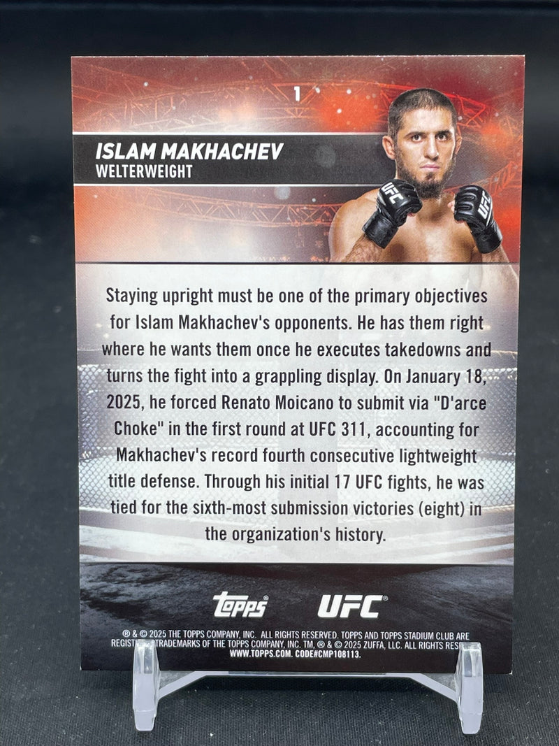 2025 TOPPS STADIUM CLUB - I. MAKHACHEV -