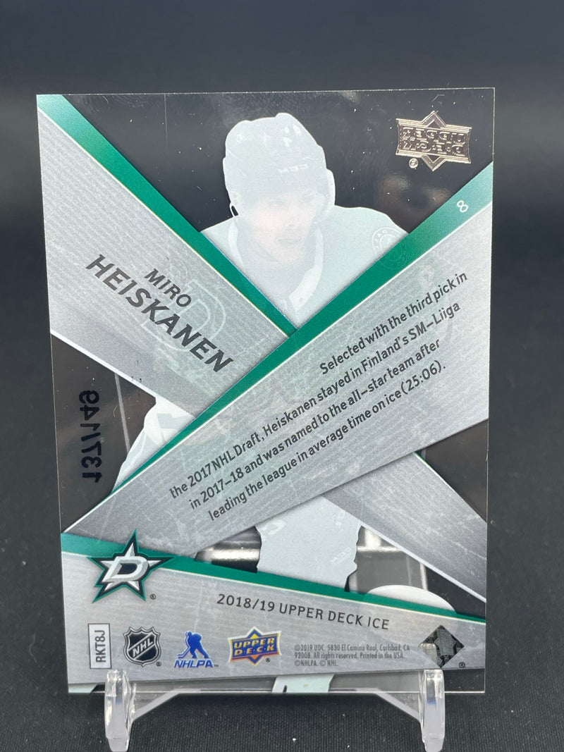 2018 UPPER DECK ICE - PREMIERES - M. HEISKANEN - #8 - #'D/149 - RC