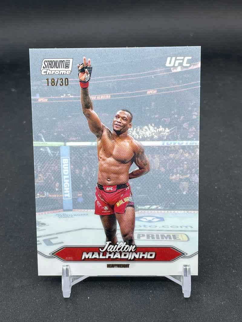 2025 TOPPS STADIUM CLUB CHROME - PEARL WHITE REFRACTOR - J. MALHADINHO - #C-29 - #'D/30