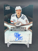 2018 UPPER DECK ICE - PREMIERES AUTOGRAPHS - H. BORGSTROM - #IPA-HB - #'D/199 - AUTOGRAPH - RC