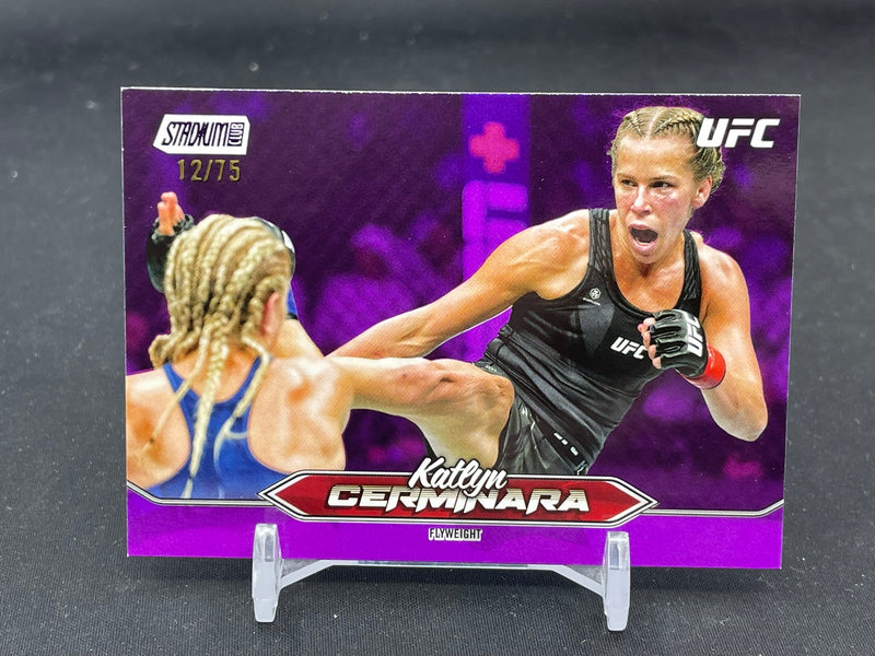 2025 TOPPS STADIUM CLUB - PURLE FOIL - K. CERMINARA - #85 - #'D/75
